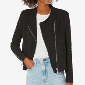 Blank NYC Moto Jersey Knit Asymmetrical Jacket Size Small